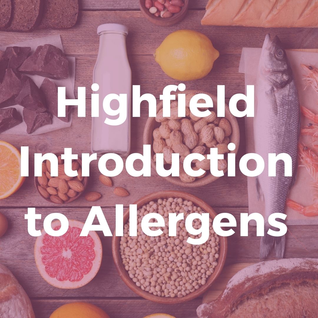 Highfield Introduction to Allergens E-learning Course | Verrolyne Training